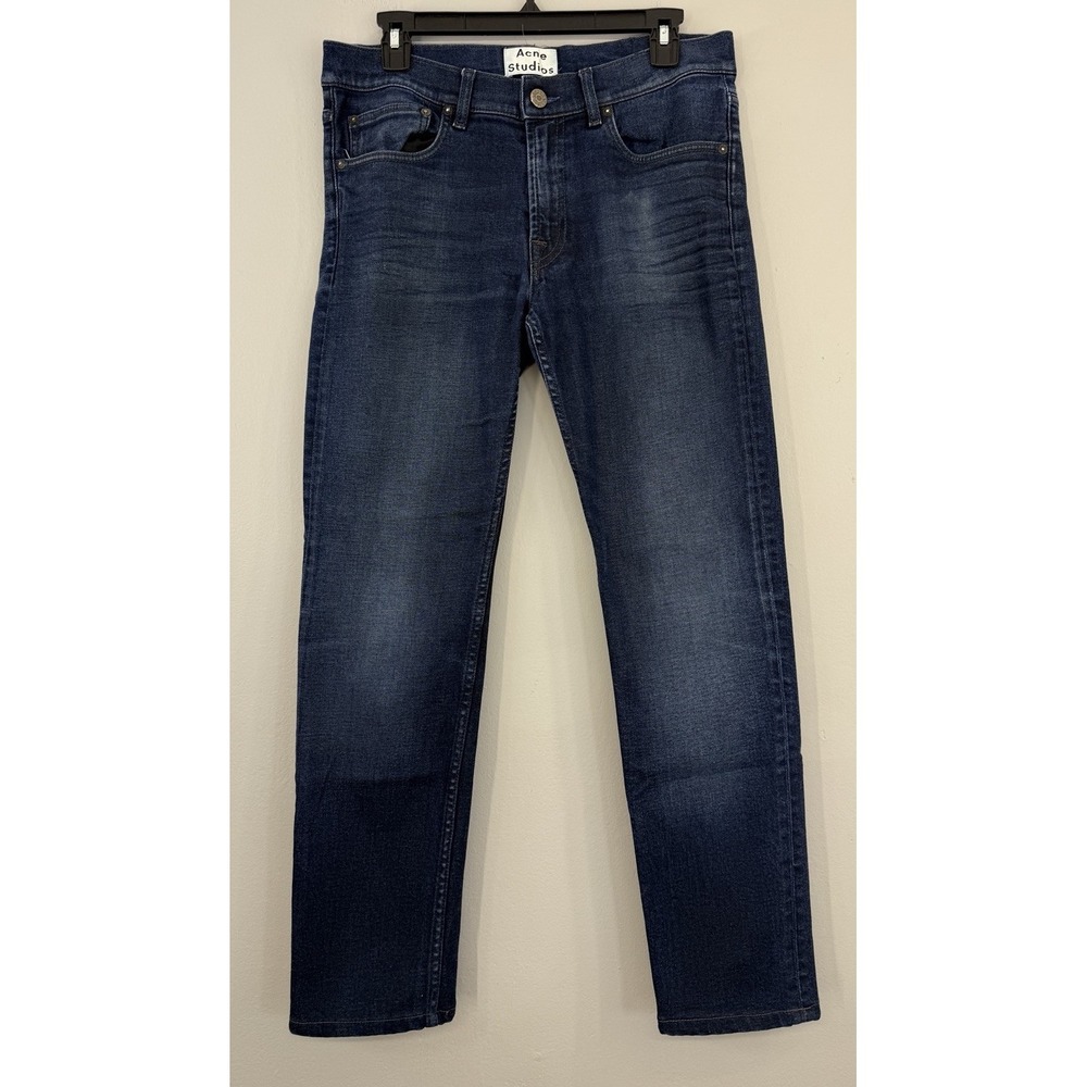 Acne Studios Ace Oreo Jeans Men's 32x27 Stretch Denim (read)